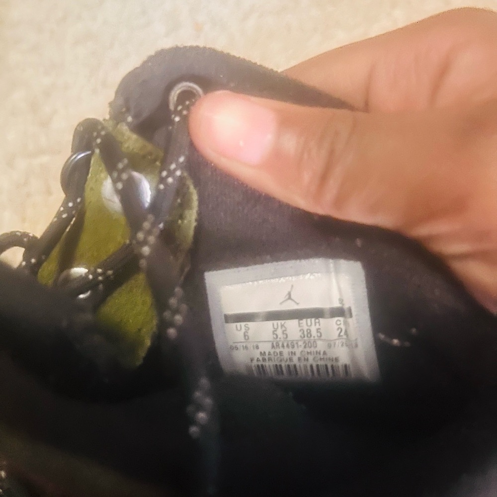 Air Jordan 9 Retro Boot NRG 'Beef and Broccoli' size 6